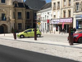 Parking de stationnement arrêt minute au Cateau Cambresis
