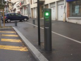 Photo d'une borne fixe arret minute sur Perpignan